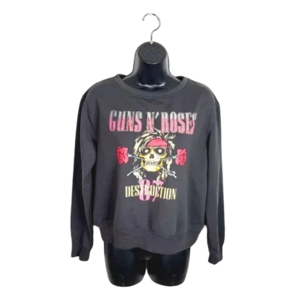 Guns N' Roses grey graphic sweatshirt size S